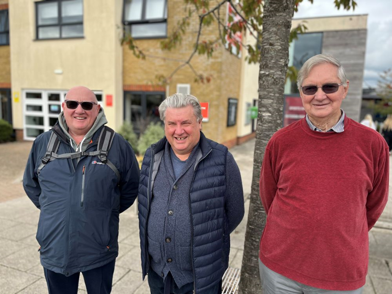 Participants in the Whiteley health walk